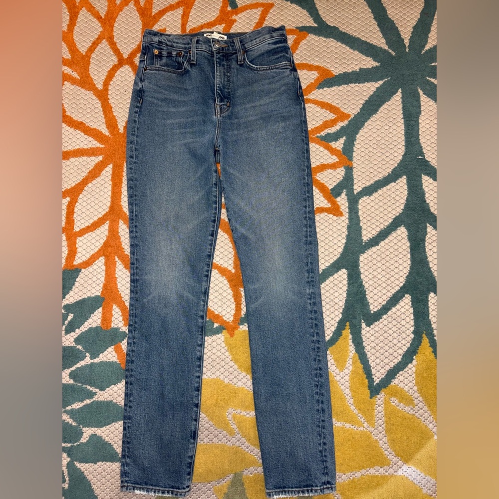 Rivet & Thread for Madewell High Rise Slim Straight Jeans 26 Newkirk